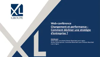Changement et performance : Comment décliner une stratégie d’entreprise ?